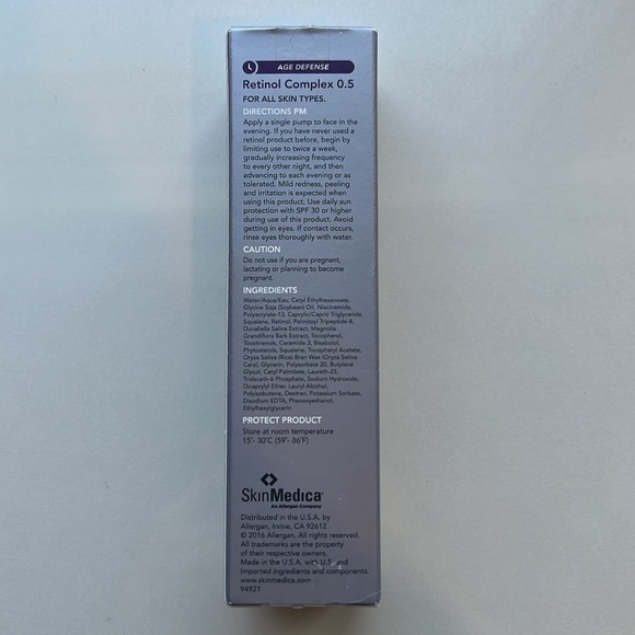 NWT SkinMedica Age Defense Retinol Complex 0.5 (1 oz) - Picture 3 of 3